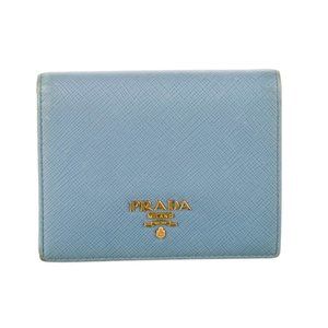 Prada Saffiano Leather Compact Wallet